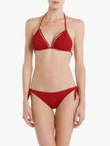 Ribbon Bikini Briefs in deep red_1
