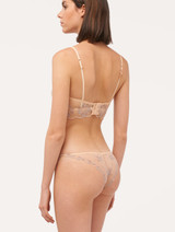 Balconette Bra in beige recycled Lycra_2