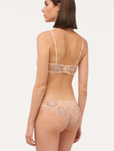 Bralette in beige stretch viscose and tulle_2