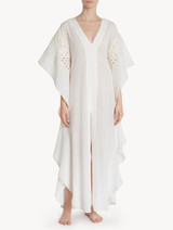 Kaftan in off-white cotton_1