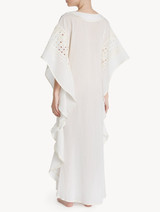 Kaftan in off-white cotton_2