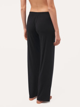 Trousers in black modal silk jersey_2