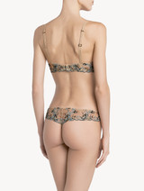 Underwired Bra in sand Leavers lace_2