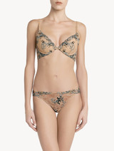Push-up Bra in sand Leavers lace_1
