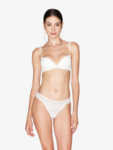 Push-up Bra in off-white stretch tulle_1