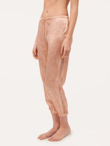 Trousers in pink silk satin_2