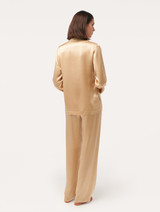 Beige silk pajama set_2