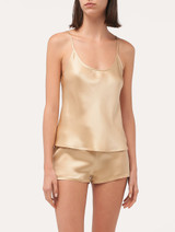 Silk camisole in beige_1