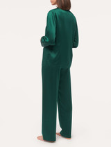 Emerald silk pajama set - ONLINE EXCLUSIVE_2