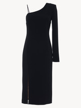 Dress in black Italian silk_0