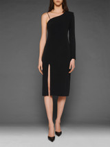 Dress in black Italian silk_1