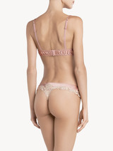 Pink silk satin thong with frastaglio_2