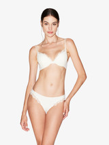 Off-white macramé push-up bra_1