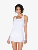 White cotton sleep shorts_1