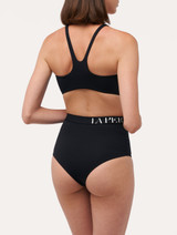 Unpadded bikini top in black_2