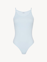 Bodysuit in blue grey stretch cotton_0