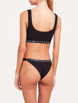 Brazilian brief in black stretch cotton_2