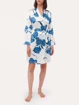 Silk short robe with dusty blue florals_1