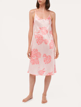 Silk nightdress with soft pink florals_1