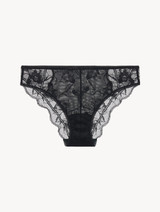 Medium brief in black stretch tulle_0