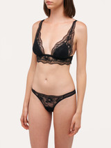 Brazilian brief in black sheer stretch tulle_1