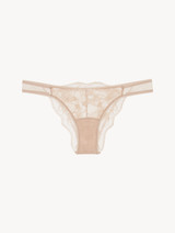 Brazilian brief in beige sheer stretch tulle_0