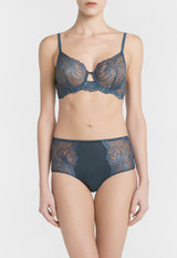 Dark blue lace high-waisted brief_1