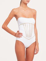 White swimsuit with metallic embroidery_1