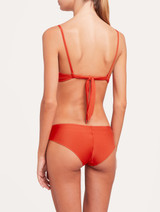 Mid-rise bikini brief in orange with metallic embroidery_2