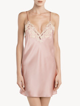 Powder pink silk slip with frastaglio_1