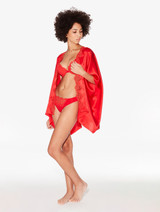 Red thong brief with macramé_2