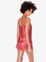 Silk camisole in Rose Noisette_2