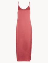 Silk long nightdress in Rose Noisette_0