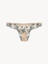 Brazilian Briefs in sand Leavers lace_0