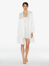 Silk Lounge Short 2 Piece White Gift Set_0