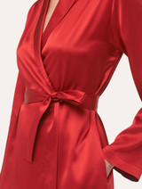 Silk Lounge Long 2 Piece Red Gift Set_7