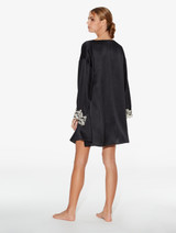 Petit Macrame and Maison Nightwear 2 Piece Black Gift Set_1