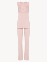 Pyjamas in pink modal jersey_0