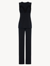 Pyjamas in black modal jersey_0