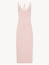 Long slip in pink modal jersey_0