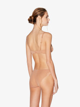 Underwired bra in biscuit with French Leavers lace - ONLINE EXCLUSIVE_2