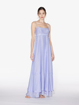 Long nightgown in violet cotton voile_1