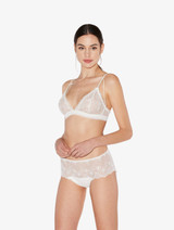 Triangle bra in off-white cotton_2