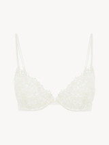 White push-up bra with macramé_0