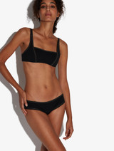 Bralette Bikini Top in Black_1
