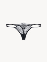 Lace Thong in Black_0