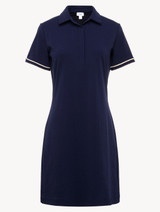 Monogram Polo Dress in Navy_0