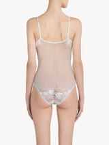 Off-white Leavers lace body with tulle ruffle_2