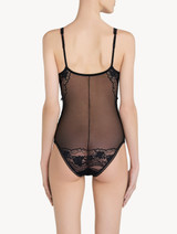 Black Leavers lace body with tulle ruffle_2