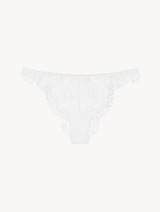 Off-white Leavers lace brazilian briefs_0
